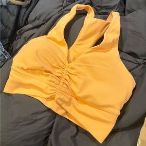 Zella Front Cinch Longline Sports Top